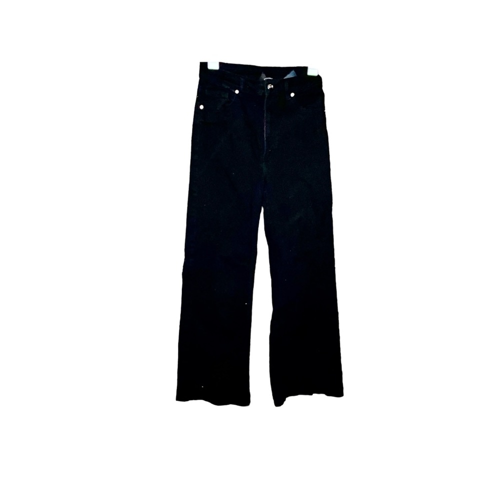 H&M Divided Black Baggy Fit Denim worn twice size 6